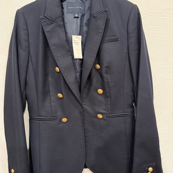Banana Republic Jackets & Blazers - Banana Republic Midnight Blue Blazer